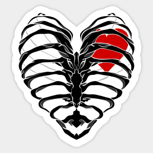 RIBE CAGE HEART Sticker